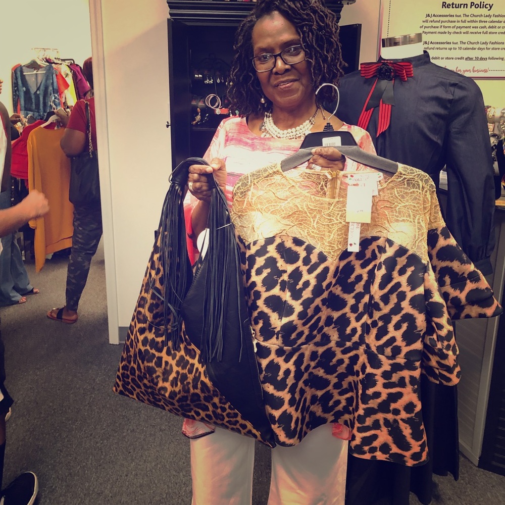 Cheetah print classy blouse